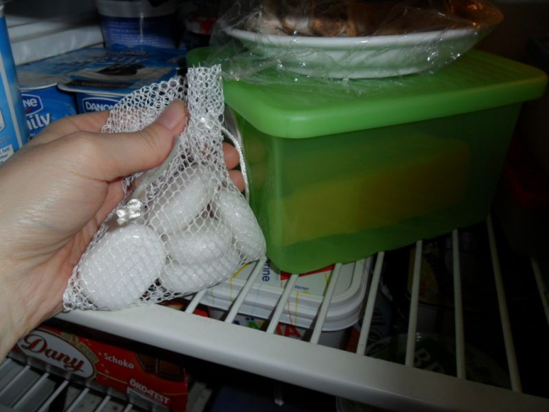 Cold Stones im Kühlschrank